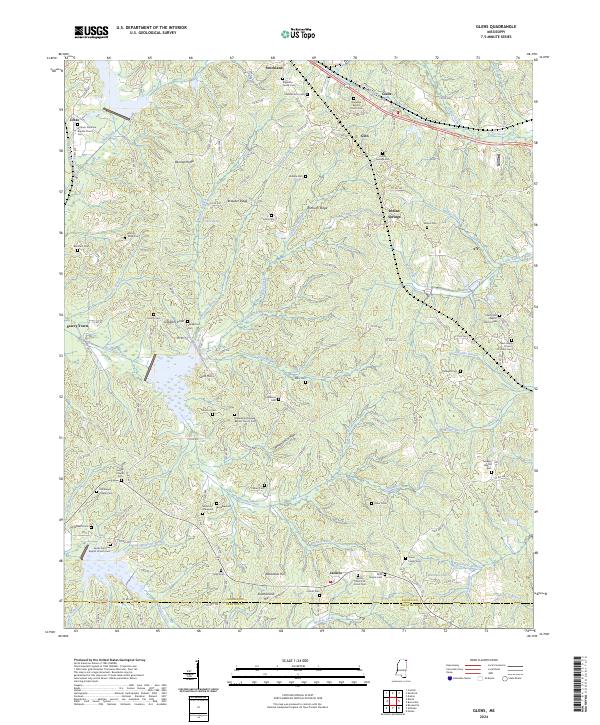 Glens, MS — USGS 7.5-minute topo (2024)