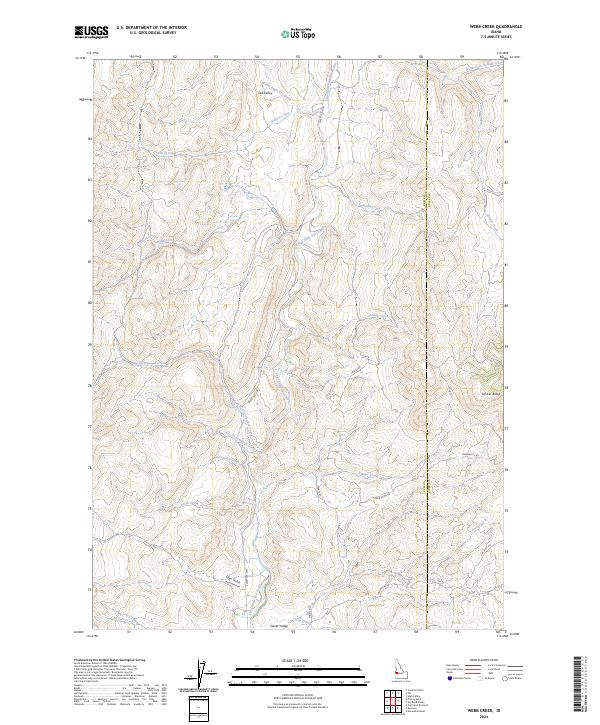 Webb Creek, ID — USGS 7.5-minute topo (2024)