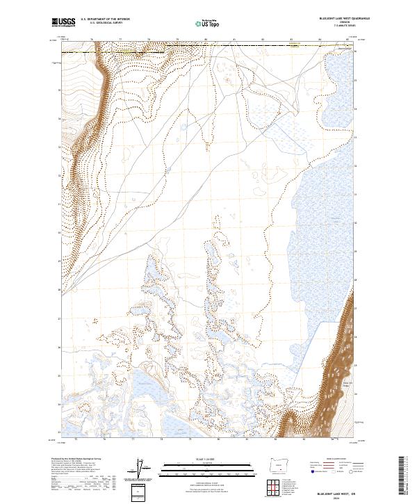 Bluejoint Lake West, OR — USGS 7.5-minute topo (2024)