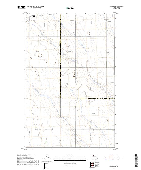 Lansford SW, ND — USGS 7.5-minute topo (2024)