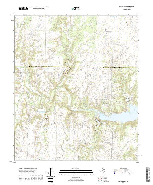 McEwen Draw, TX — USGS 7.5-minute topo (2022)