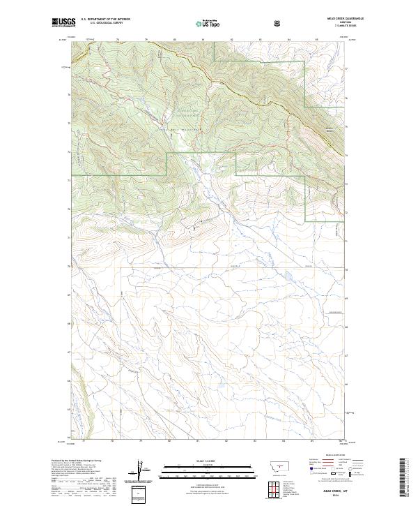 Mead Creek, MT — USGS 7.5-minute topo (2024)