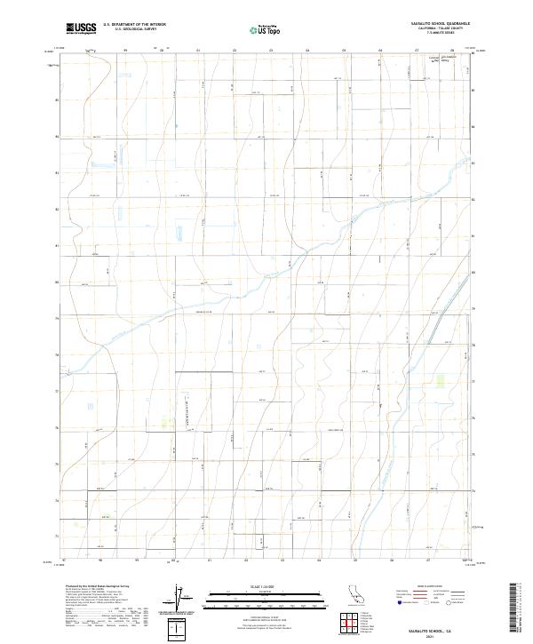 Sausalito School, CA — USGS 7.5-minute topo (2021)