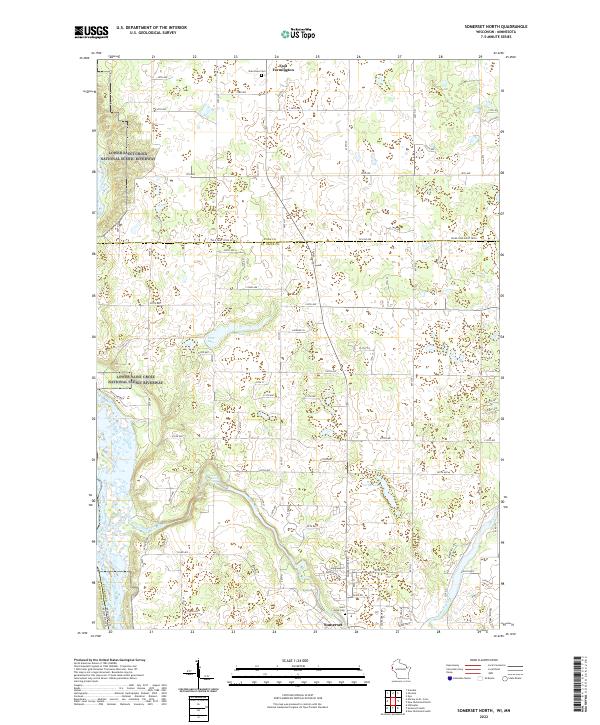 Somerset North, WI-MN — USGS 7.5-minute topo (2022)