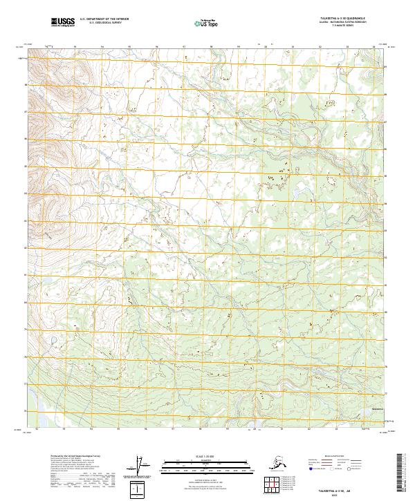 Talkeetna A-3 SE, AK — USGS 7.5-minute topo (2023)