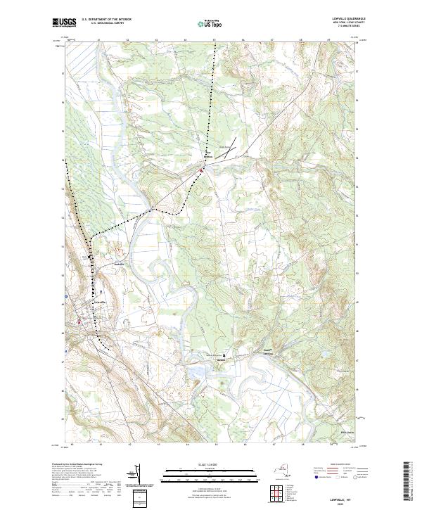 Lowville, NY — USGS 7.5-minute topo (2023)