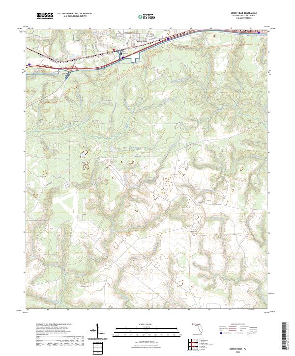 Mossy Head, FL — USGS 7.5-minute topo (2024)