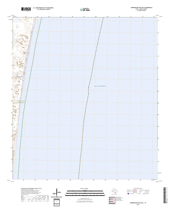 Yarborough Pass OE E, TX — USGS 7.5-minute topo (2025)