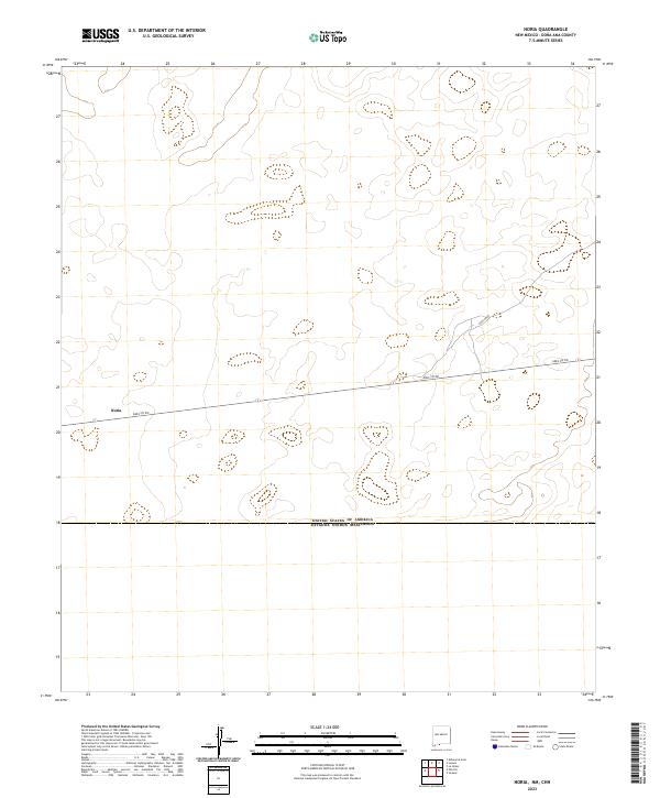 Noria, NM,CHH, US — USGS 7.5-minute topo (2023)