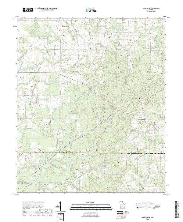 Pineview SW, GA — USGS 7.5-minute topo (2024)