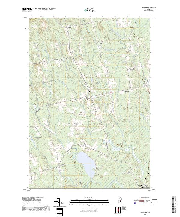Bradford, ME — USGS 7.5-minute topo (2024)