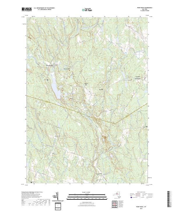 Point Rock, NY — USGS 7.5-minute topo (2023)
