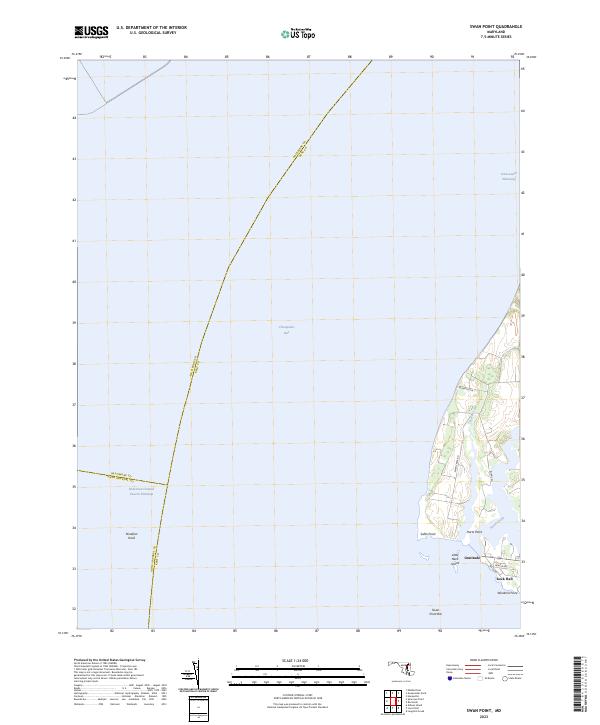 Swan Point, MD — USGS 7.5-minute topo (2023)