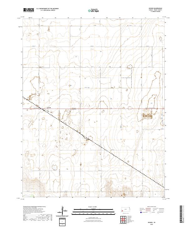 Hickok, KS — USGS 7.5-minute topo (2022)