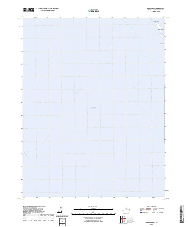 Goose Island, VA — USGS 7.5-minute topo (2022)