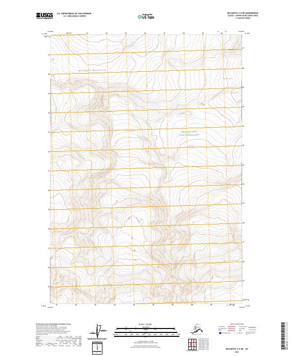 McCarthy C-6 NE, AK — USGS 7.5-minute topo (2023)