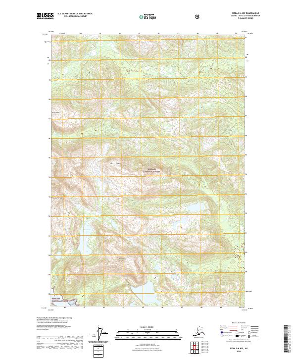 Sitka C-6 NW, AK — USGS 7.5-minute topo (2021)