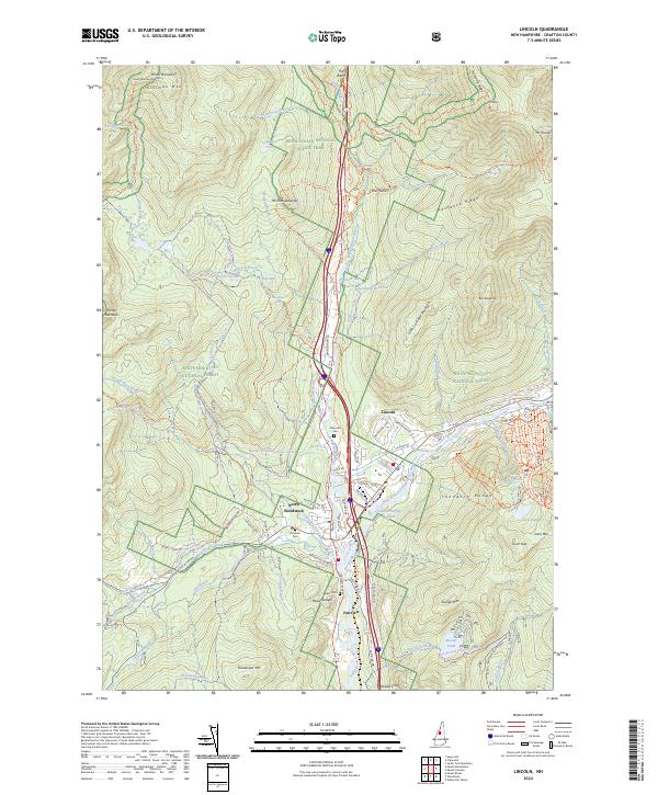 Lincoln, NH — USGS 7.5-minute topo (2024)