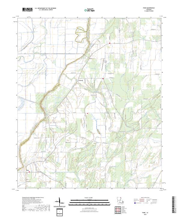 Fiske, LA — USGS 7.5-minute topo (2024)