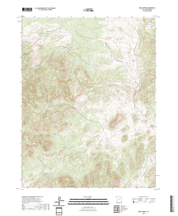 Bible Spring, UT — USGS 7.5-minute topo (2023)