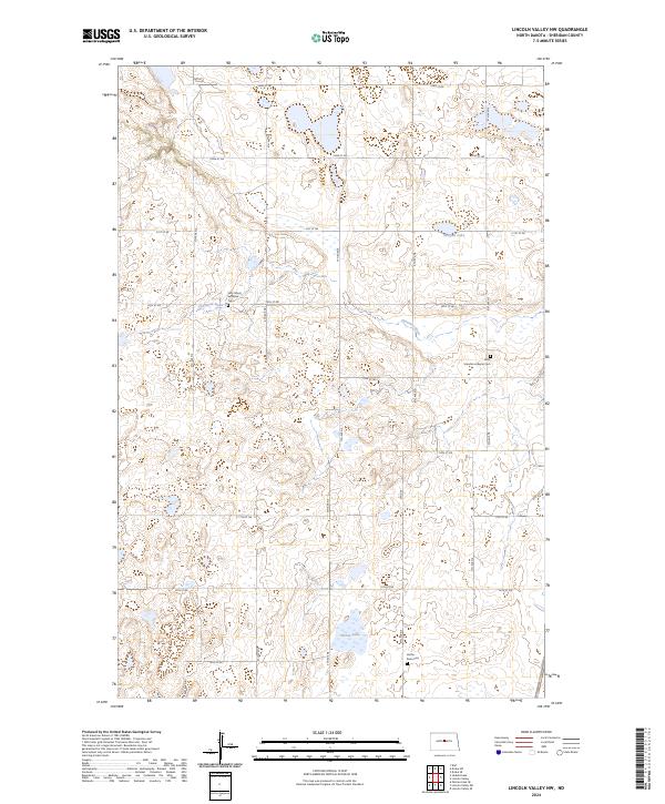 Lincoln Valley NW, ND — USGS 7.5-minute topo (2024)