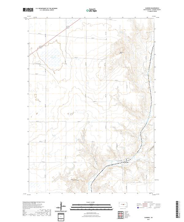Canning, SD — USGS 7.5-minute topo (2021)