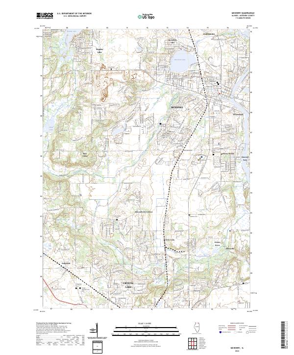 McHenry, IL — USGS 7.5-minute topo (2024)