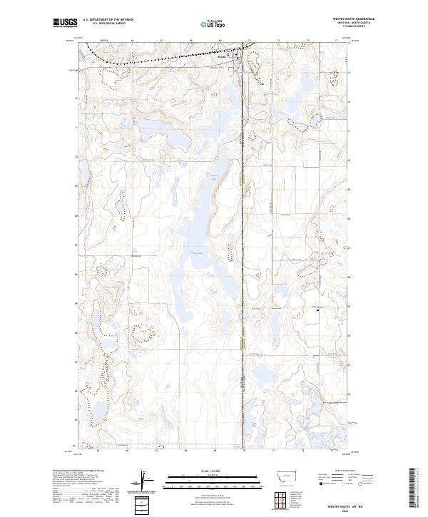 Westby South, MT-ND — USGS 7.5-minute topo (2024)