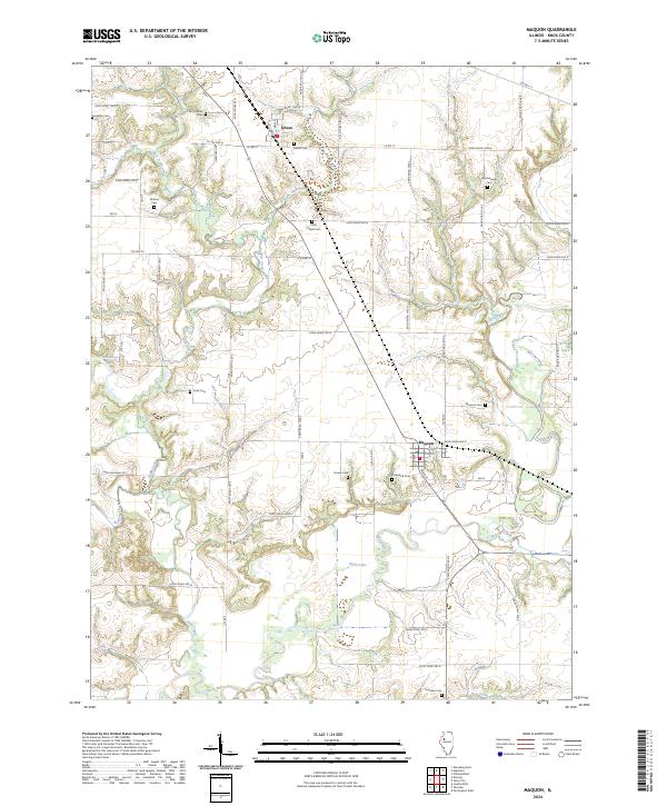 Maquon, IL — USGS 7.5-minute topo (2024)