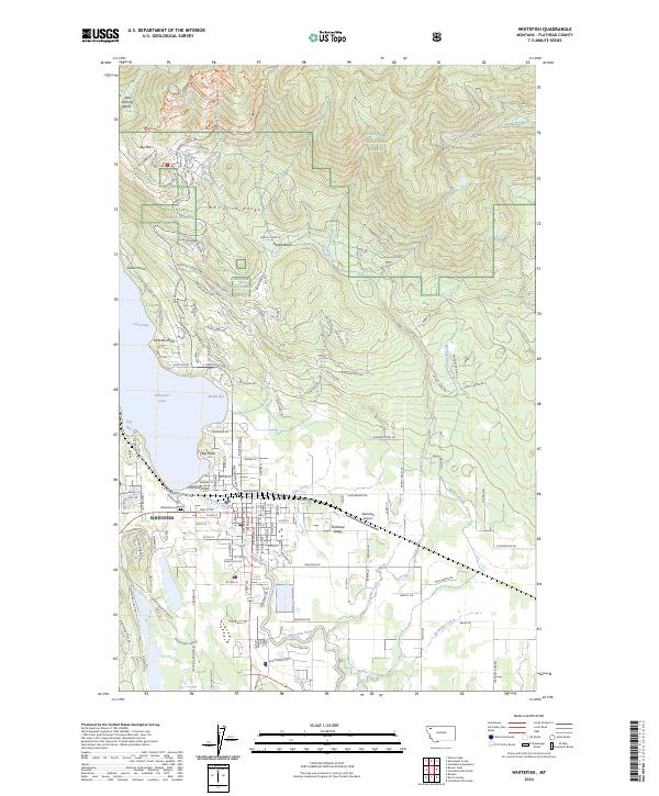 Whitefish, MT — USGS 7.5-minute topo (2024)