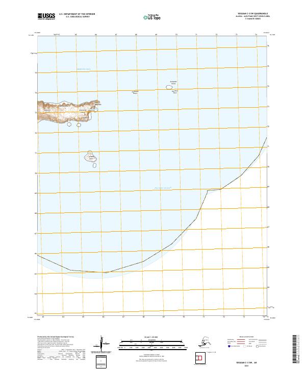 Seguam C-3 SW, AK — USGS 7.5-minute topo (2021)