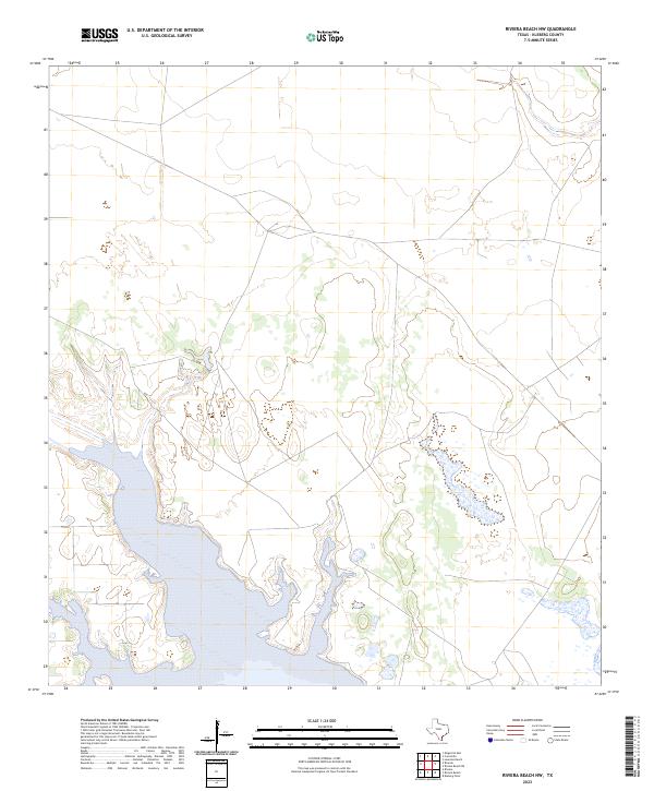 Riviera Beach NW, TX — USGS 7.5-minute topo (2023)