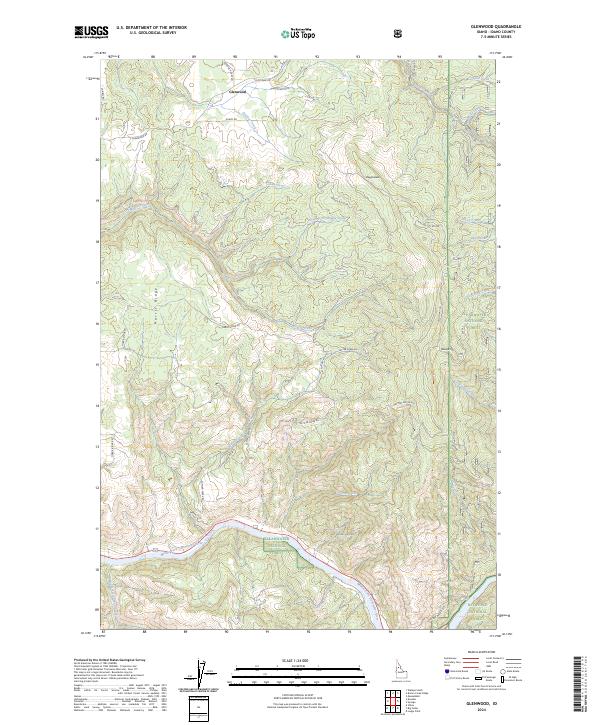 Glenwood, ID — USGS 7.5-minute topo (2024)
