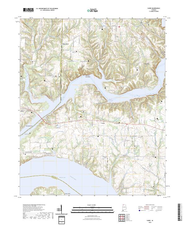 Cairo, AL — USGS 7.5-minute topo (2024)