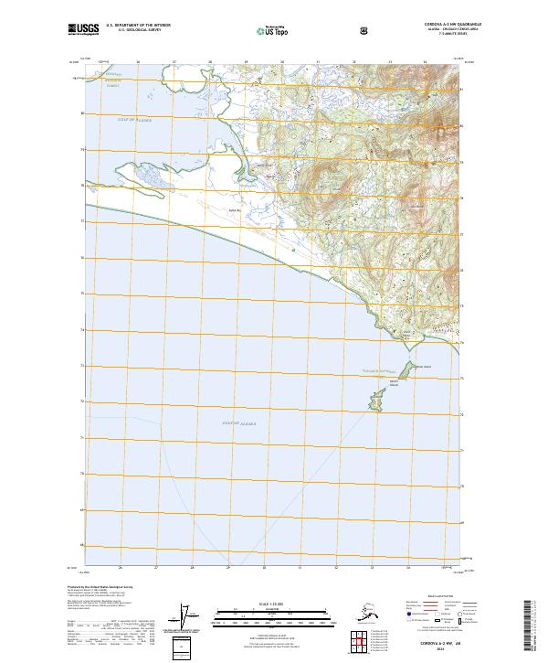 Cordova A-2 NW, AK — USGS 7.5-minute topo (2024)