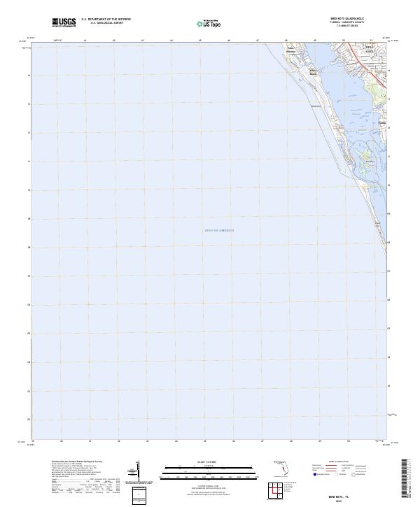 Bird Keys, FL — USGS 7.5-minute topo (2025)