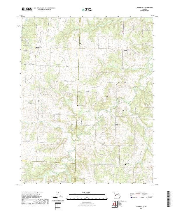 Montevallo, MO — USGS 7.5-minute topo (2021)