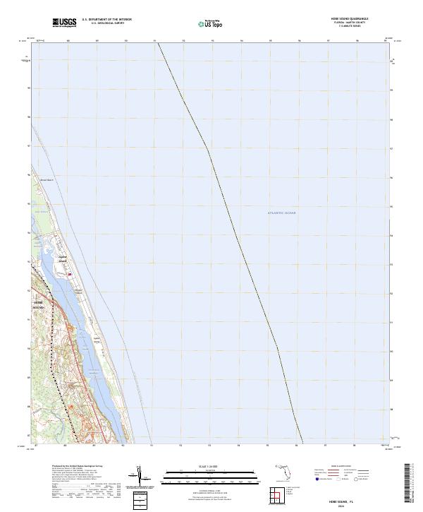 Hobe Sound, FL — USGS 7.5-minute topo (2024)