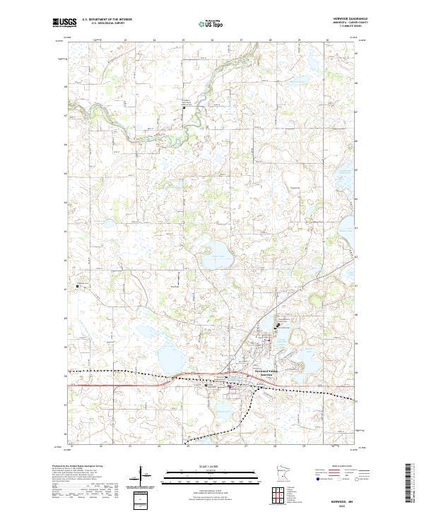Norwood, MN — USGS 7.5-minute topo (2022)