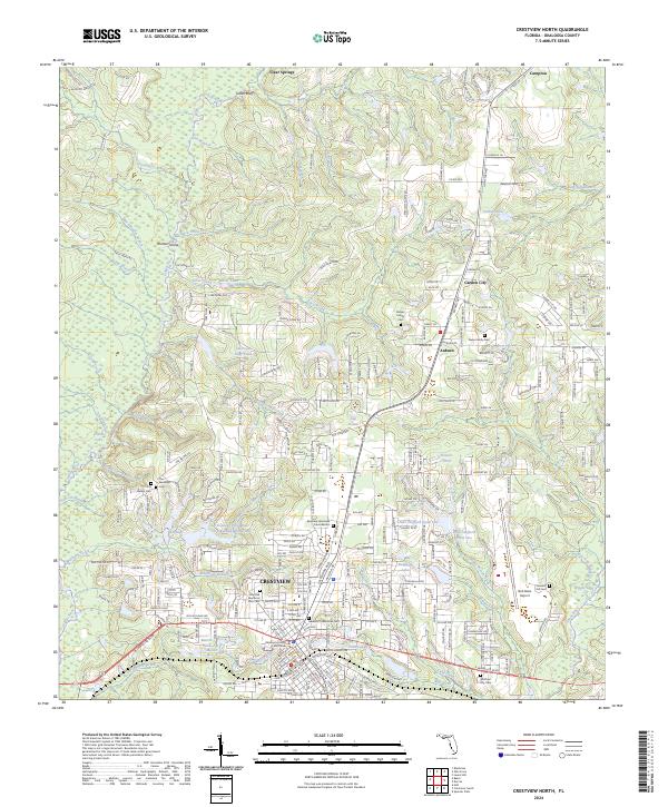 Crestview North, FL — USGS 7.5-minute topo (2024)