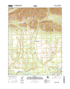 Hughes D-5 SW, AK — USGS 7.5-minute topo (2016)