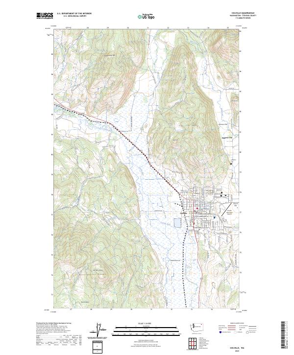 Colville, WA — USGS 7.5-minute topo (2023)