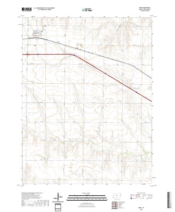 Park, KS — USGS 7.5-minute topo (2022)