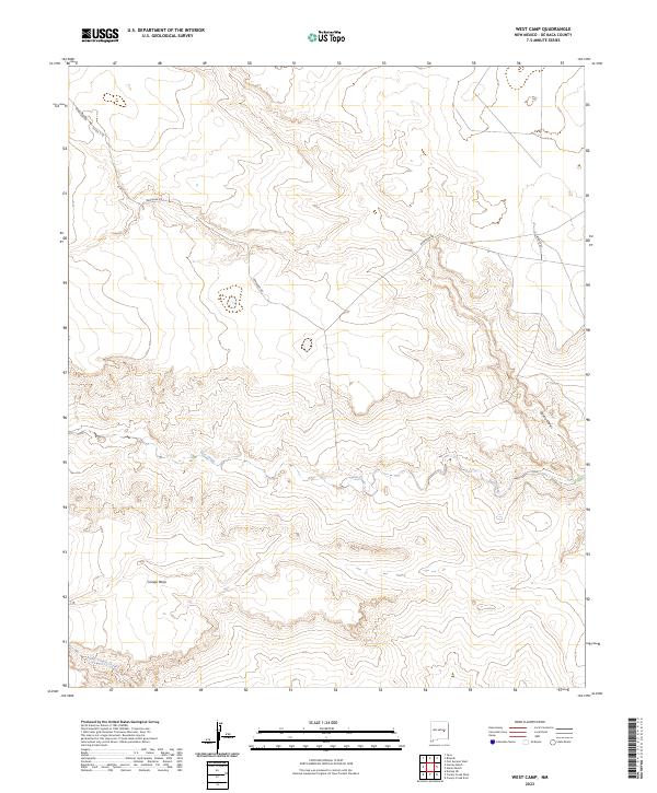 West Camp, NM — USGS 7.5-minute topo (2023)