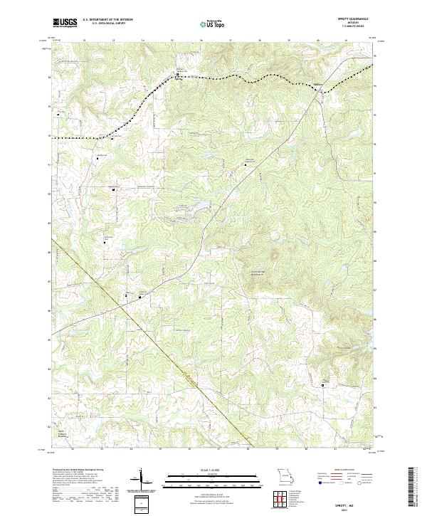 Sprott, MO — USGS 7.5-minute topo (2021)