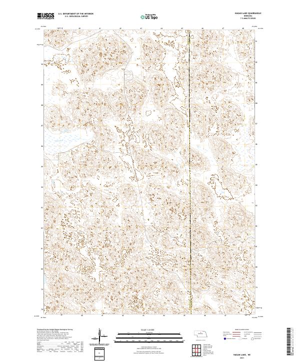 Hagan Lake, NE — USGS 7.5-minute topo (2021)