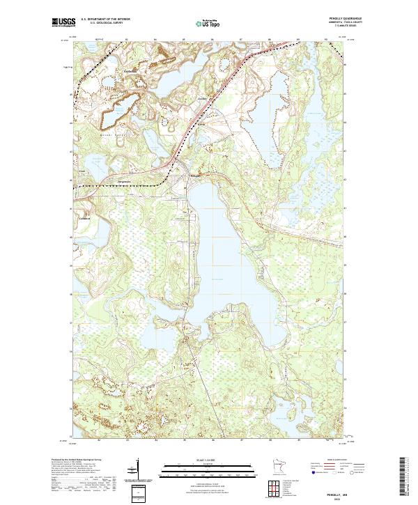 Pengilly, MN — USGS 7.5-minute topo (2022)