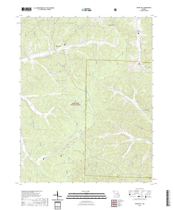Stone Hill, MO — USGS 7.5-minute topo (2021)