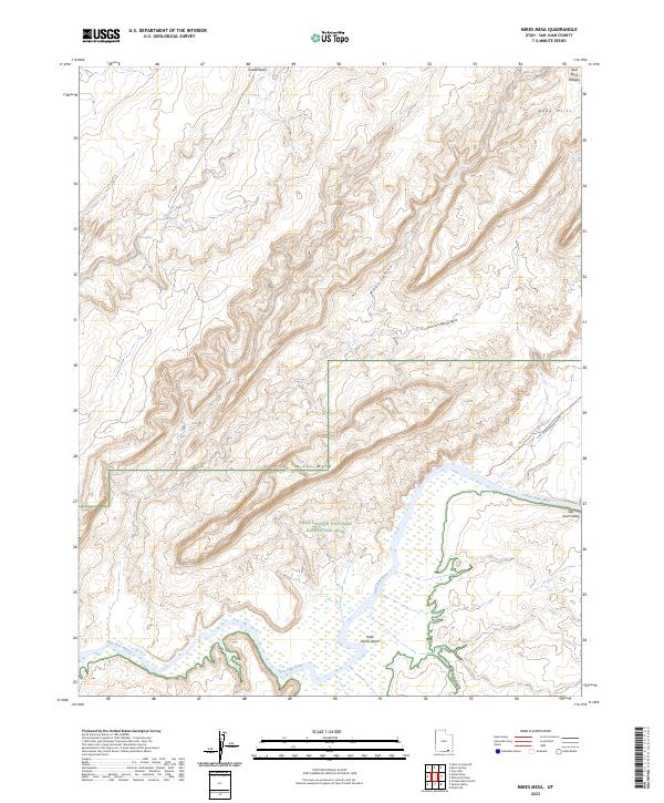 Mikes Mesa, UT — USGS 7.5-minute topo (2023)