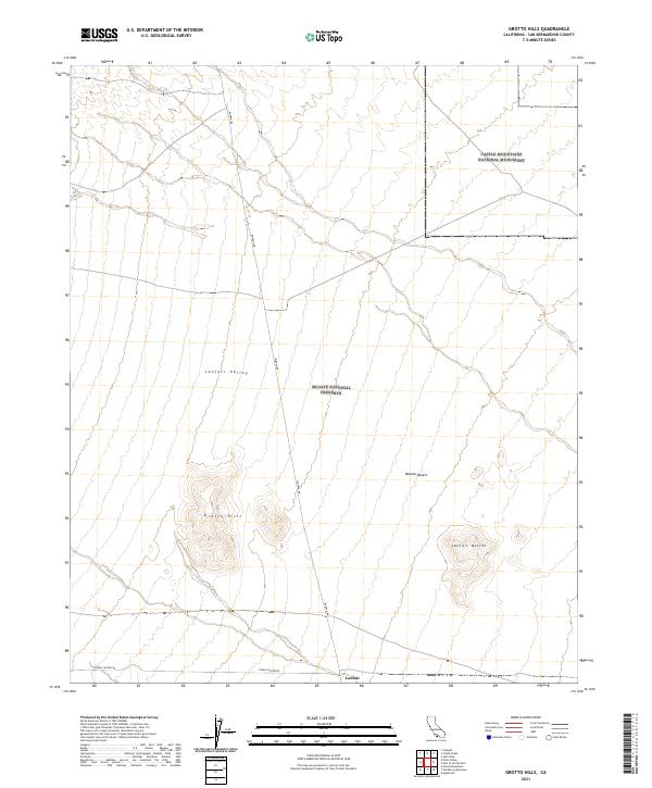Grotto Hills, CA — USGS 7.5-minute topo (2021)
